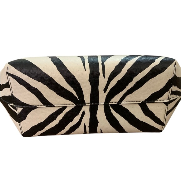 Mansur Gavriel black Mini M Frame Leather Crossbody Bag Zebra NWT - Picture 9 of 12